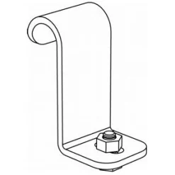 Kiinnitin seinäkannatt. Sen KK/KS20