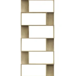Kirjahylly/tilanjakaja sonoma tammi 80x24x192 cm lastulevy