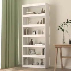 Kirjahylly/tilanjakaja 80x30x71,5-199,5cm, mänty, erikokoja ja värejä