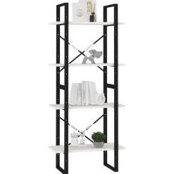 Kirjahylly 60x30x70-140cm, eri kokoja/materiaaleja ja värejä