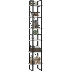 Kirjahylly 40x30x105-210cm, eri materiaaleja/kokoja ja värejä