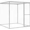Kissahäkki 1,5x1,5x1,5 m galvanoitu teräs