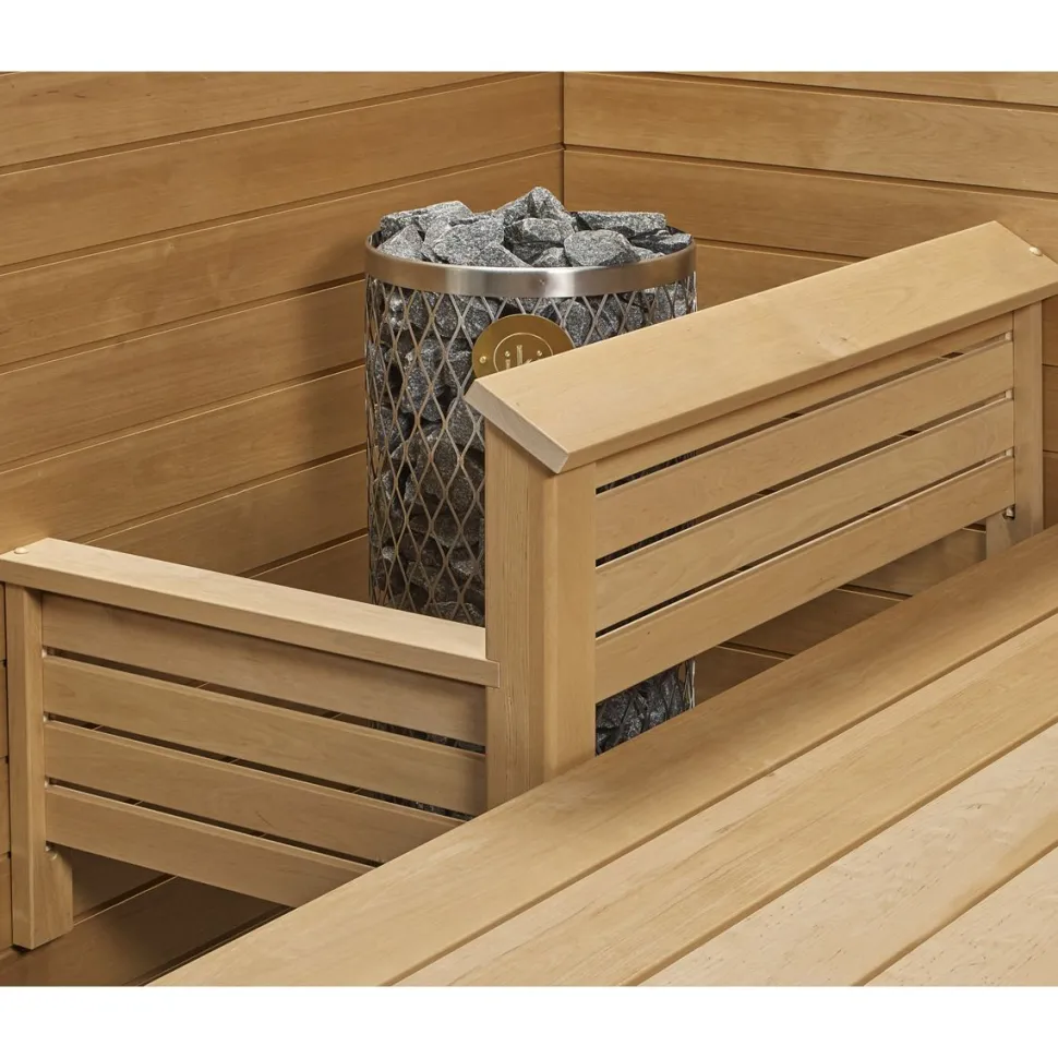 Kiukaan suojakaide/jalkatuki Sun Sauna Classic L-malli