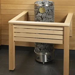Kiukaan suojakaide/jalkatuki Sun Sauna Classic U-malli mittojen mukaan