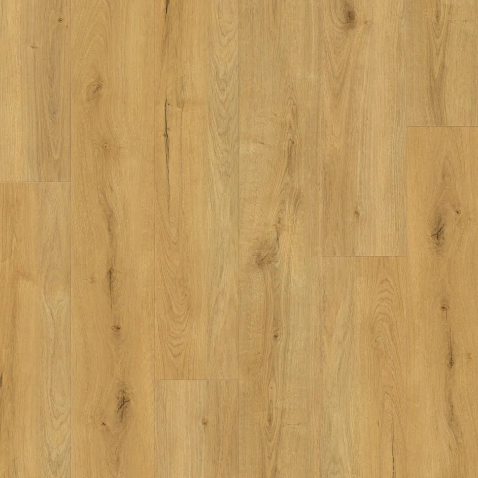 Kivikomposiittivinyylilankku DomusFlooring Nyyrikki hunajatammi