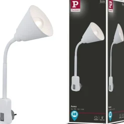 Klipsivalaisin Paulmann Junus Bras, E14, eri värejä