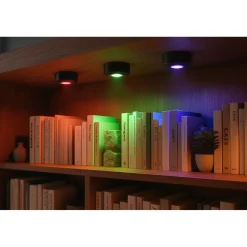 Kohdevalaisin Berg RGB LED ladattava, 3 kpl, musta