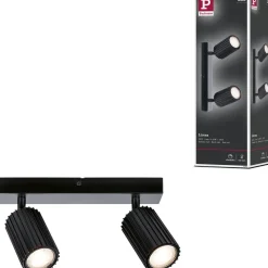 Kohdevalaisin Paulmann Lirena 2-osainen GU10 max. 2x10W metalli, mattamusta