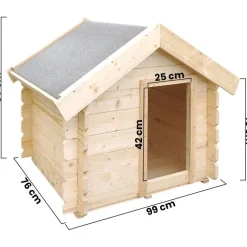 Koirankoppi Timbela M401, 80x99x76cm