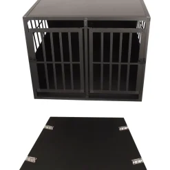Koiran kuljetushäkki Trekker musta, eri kokoja