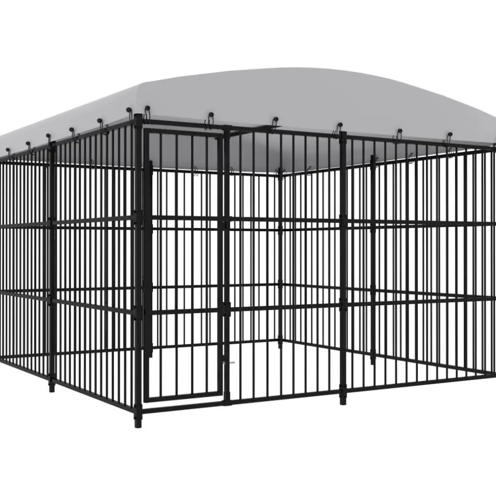 Koiratarha katoksella, 300x300x210cm