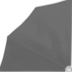 Kokoontaittuva parvekkeen sivumarkiisi harmaa 140x140 cm