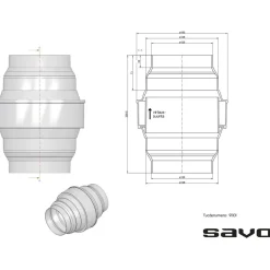 Kondenssiveden kerääjä Savo Ø125/150mm