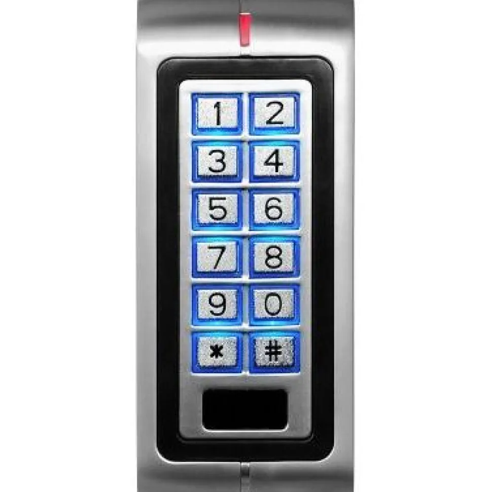 Koodinäppäimistö Celotron RFID-lukijalla relelähdöllä sisäkäyttöön