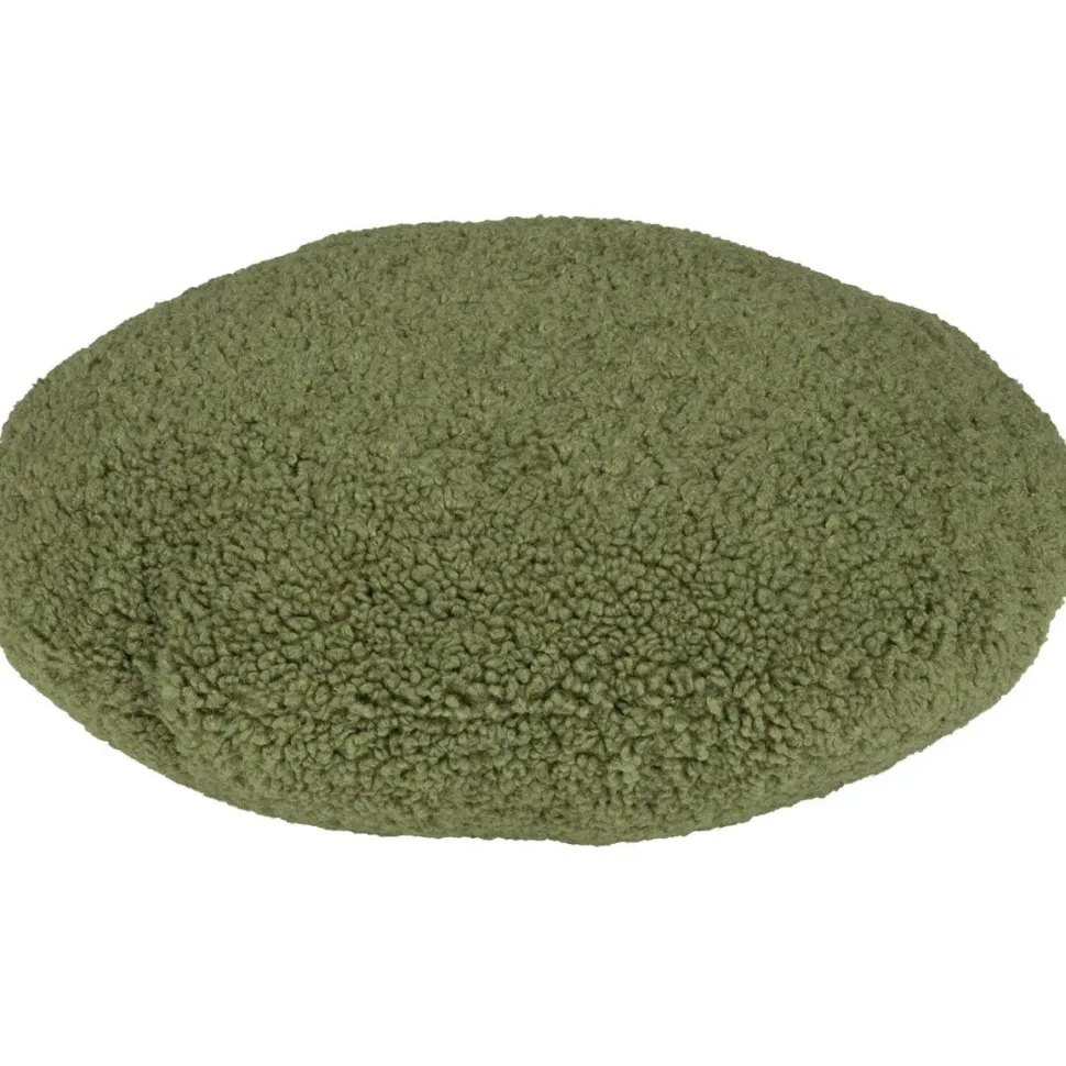Koristetyyny Home4You LARRY pyöreä, Ø40x16 cm, vihreä