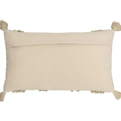 Koristetyyny tupsuilla Eglo Living Chevery, 60x35cm, kerma/beige