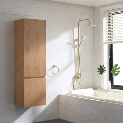 Korkea kaappi Bahtlife Lättsam 1500x450 mm tammi