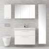 Korkea kaappi Ido Glow 330x1750x360mm push open tammi