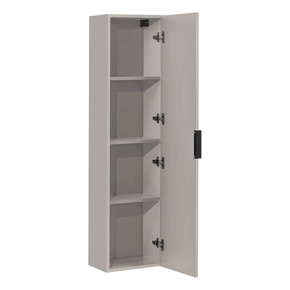 Korkea kaappi Interia Adele 140x35x25 cm, beige
