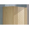 Korkea kaappi Interia Falun, 400x254x1400mm, 1-ovella, tammi