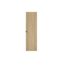 Korkea kaappi Interia Falun, 400x254x1400mm, 1-ovella, tammi
