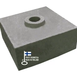 Korokekivi TEPE 240x240x100 mm ponttirakenteella harmaa