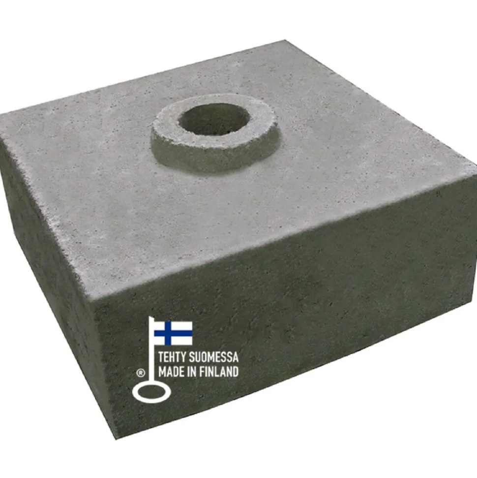 Korokekivi TEPE 240x240x100 mm ponttirakenteella harmaa