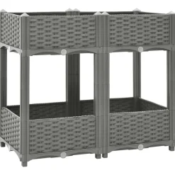 Korotettu kukkalaatikko, polypropeeni, eri kokoja ja värivaihtoehtoja