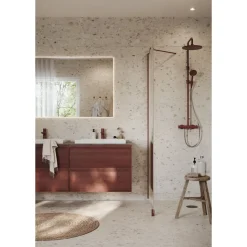 Kostean tilan boordi Tarkett Aquarelle Breccia Stone Beige