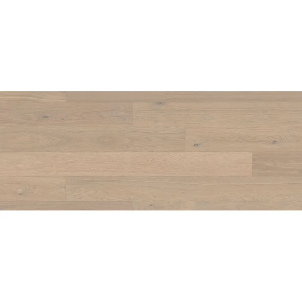 Kovetettu puulattia Bjelin Tammi Dalby 3.0 Powder White, mattalakattu, eri kokoja