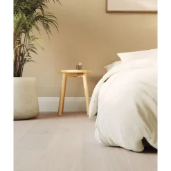 Kovetettu puulattia Bjelin Tammi Dalby 3.0 Powder White, mattalakattu, eri kokoja
