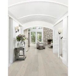 Kovetettu puulattia Bjelin Tammi Dalby 3.0 Powder White, mattalakattu, eri kokoja