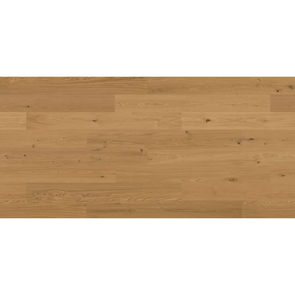Kovetettu puulattia Bjelin Tammi Eket 3.0 Natural, harjattu, mattalakattu, eri kokoja