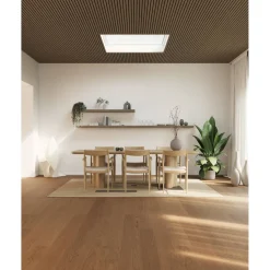 Kovetettu puulattia Bjelin Tammi Venestad 3.0 Terra Brown, mattalakattu