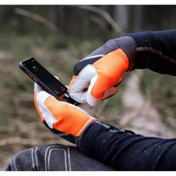 Käsineet Husqvarna Functional vuohennahkaa