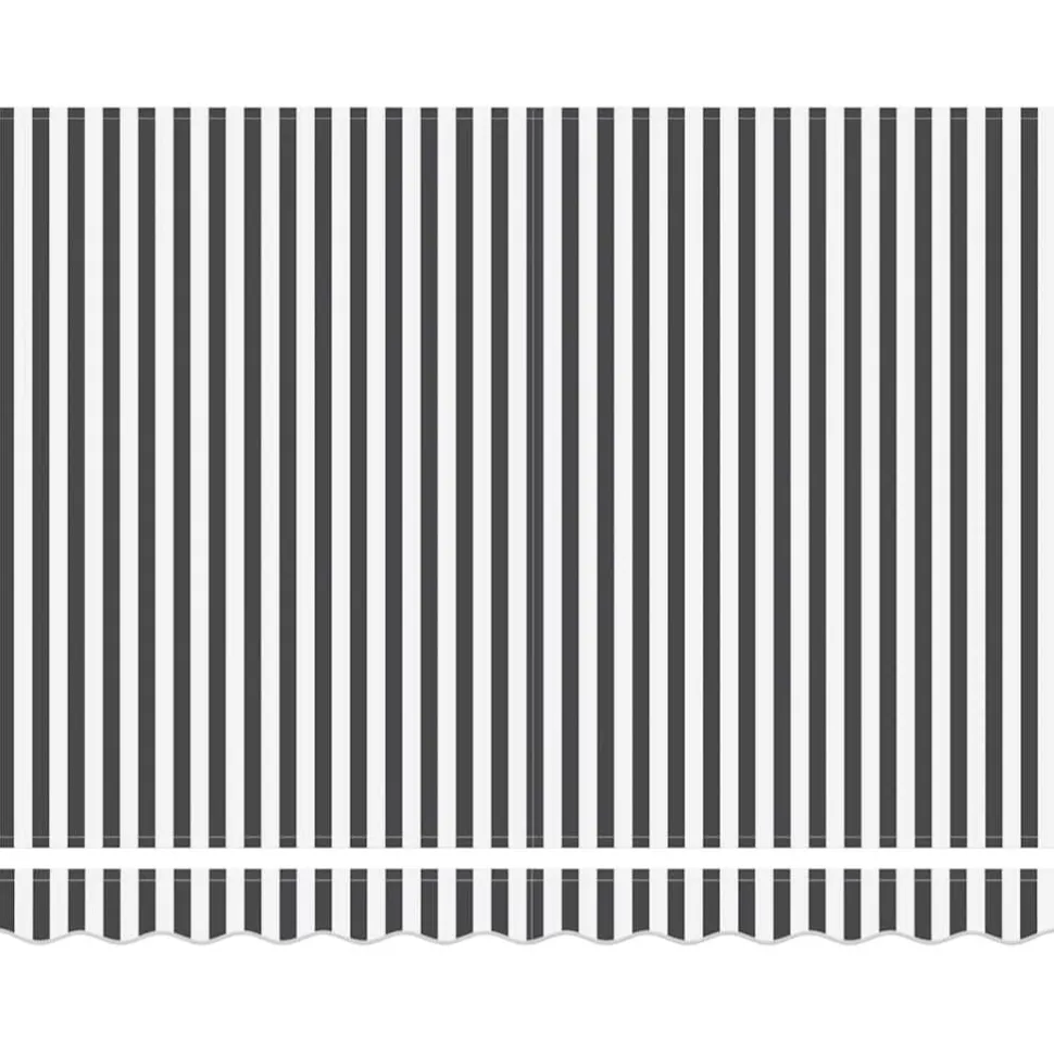 Käsin kelattava markiisi antrasiitti/valkoinen 300x250 cm (16038)