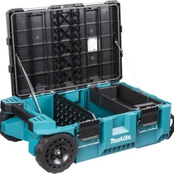 Kuljetuslaatikko Makita Maktrak P-91001 pyörillä/vetoaisalla
