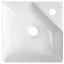 Kulma-allas Interia Nexa 30x30cm, valkoinen