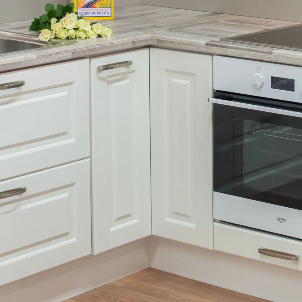 Kulmakaapin runko Ideal Keittiöt 710x900x900mm valkoinen
