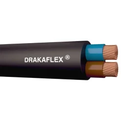 Kumikaapeli Draka DRAKAFLEX H05RN-F 2X0,75