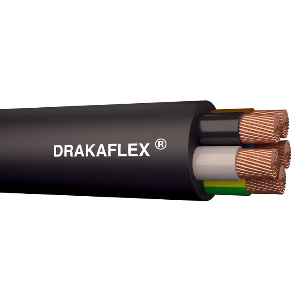 Kumikaapeli Draka DRAKAFLEX H07RN-F 5x2,5 100 m