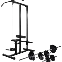 Kuntolaite levytanko- ja käsipainosarjalla 30,5 kg