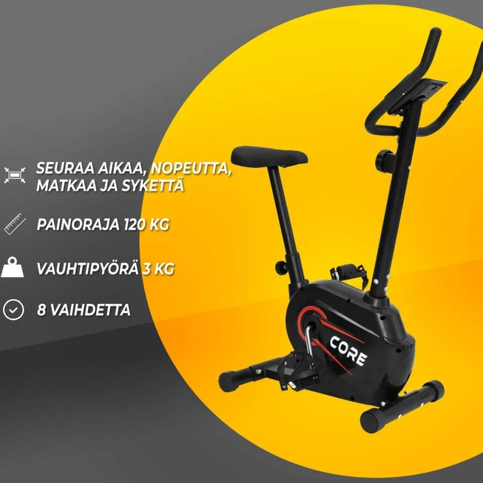 Kuntopyörä Core 3 kg magneettivastuksella