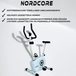 Kuntopyörä Nordcore Core 400, valkoinen