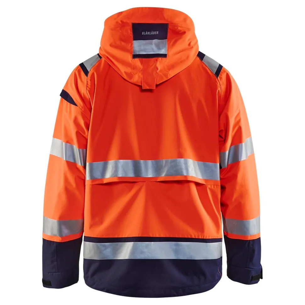 Kuoritakki Blåkläder 4987 Highvis huomio-oranssi/sininen