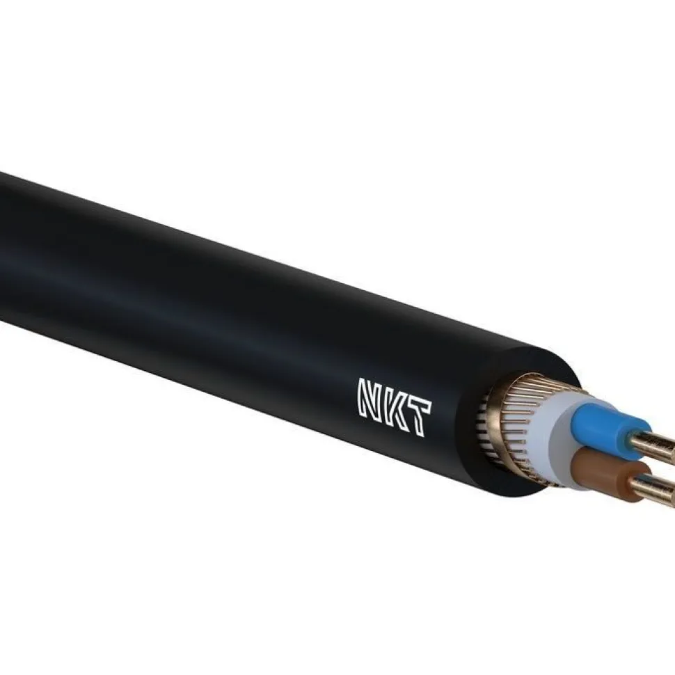 Kuparivoimakaapeli NKT XCMK-HF 2X2,5/2,5 RE Dca R50