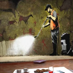 Kuvatapetti Artgeist Banksy - Cave Painting eri kokoja