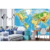 Kuvatapetti Dimex World Map, 375x250cm, monivärinen