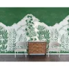 Kuvatapetti Rebel Walls Eden Green non-woven mittatilaus