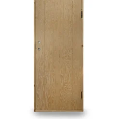 Kylmävaraston ovi Jabo Ljusdal 80x190cm oikea, käsittelemätön urajyrsitty vaneri
